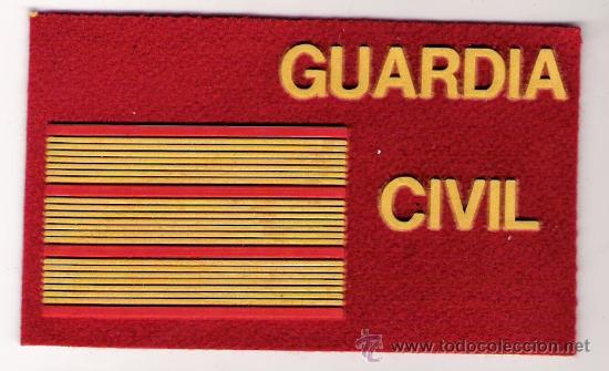 Militaria: PARCHE EMBLEMA SARGENTO GUARDIA CIVIL