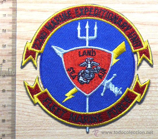 Militaria: U.S. NAVY. MARINES. PARCHE DE TELA