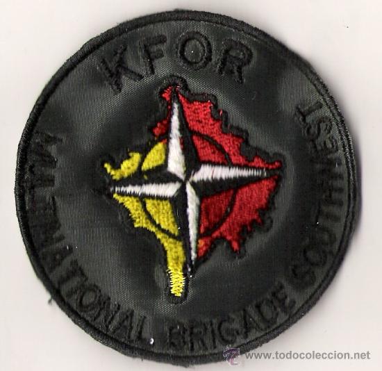 Militaria: PARCHE EMBLEMA KFOR MULTINATIONAL BRIGADE SOUTHWEST