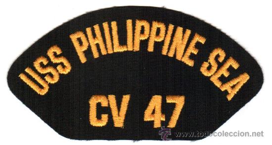 Militaria: PARCHE GORRA U.S. NAVY