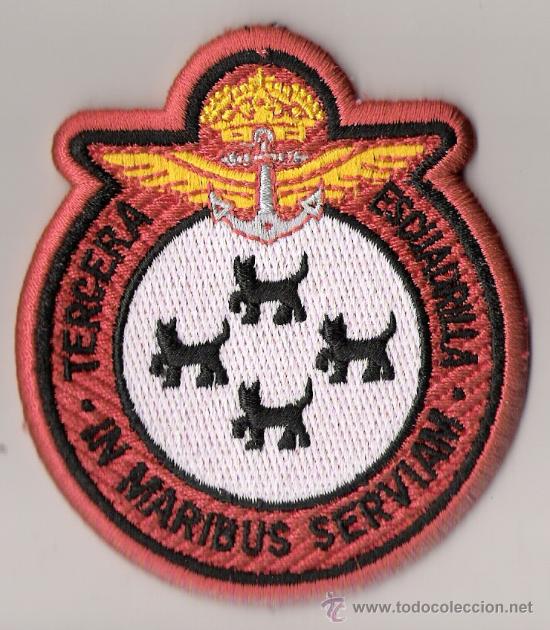 Militaria: PARCHE EMBLEMA 3&ordf; ESCUADRILLA - ARMADA ESPA&Ntilde;OLA