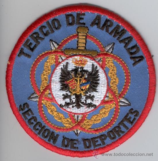 Militaria: PARCHE EMBLEMA SECCION DE DEPORTES-TERCIO DE ARMADA