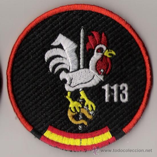 Militaria: PARCHE EMBLEMA 113 ESCUADRON