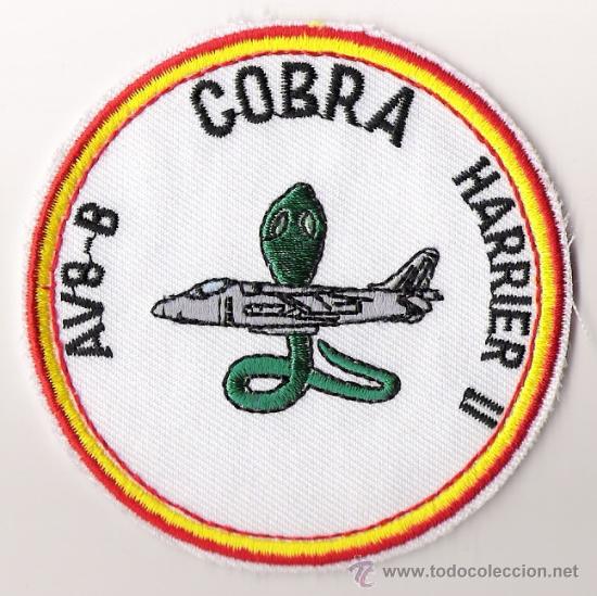 Militaria: PARCHE EMBLEMA AV8-B COBRA HARRIER II