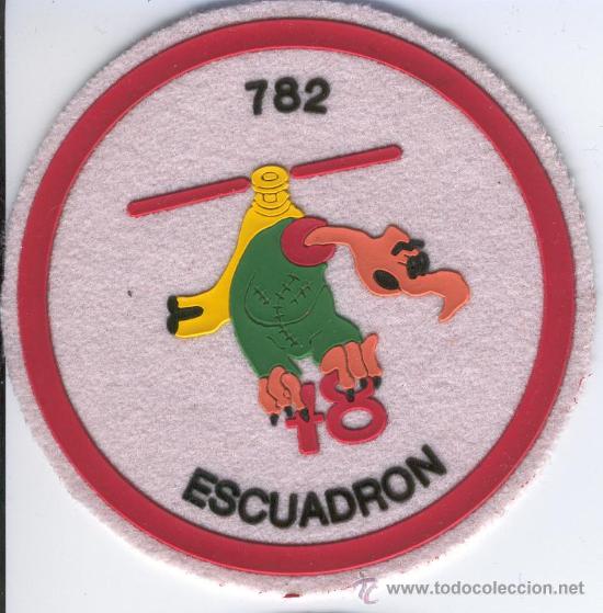 Militaria: PARCHE EMBLEMA 782 ESCUADRON