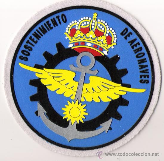Military Antiques: PARCHE EMBLEMA SOSTENIMIENTO DE AERONAVES