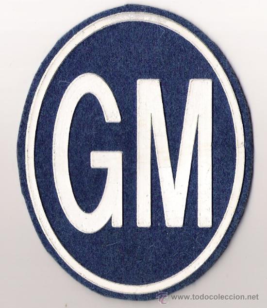 Militaria: PARCHE EMBLEMA GM - Foto 1