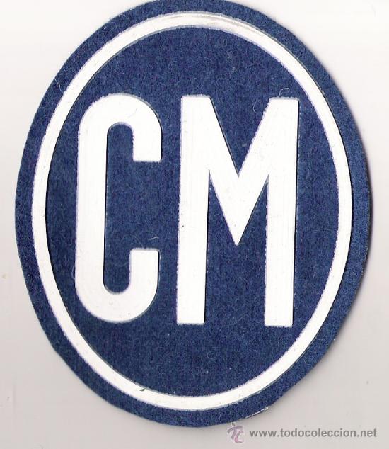 Militaria: PARCHE EMBLEMA CM