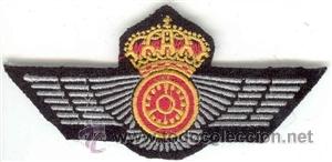 Militaria: ESPA&Ntilde;A. Rokiski de Aviaci&oacute;n. Bordado plano. Automovilismo.