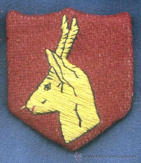 Militaria: India. Insignia de brazo del Ej&eacute;rcito Indio.