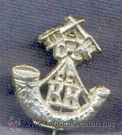Militaria: India.  Insignia de boina del Ej&eacute;rcito Indio. The Rajputana Rifles.