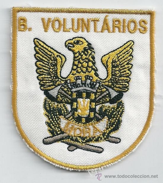 Military Antiques: Portugal. Insignia de tela de los Bomberos Voluntarios. Mora.