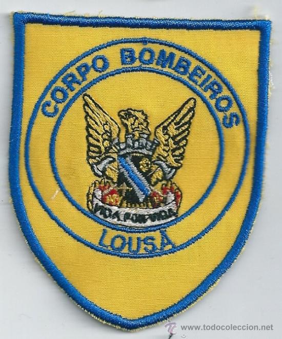 Military Antiques: Portugal. Insignia de tela de Bomberos. Lousa.