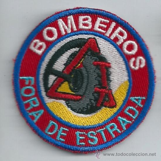 Military Antiques: Portugal. Insignia de tela de Bomberos. Fora de Estrada.