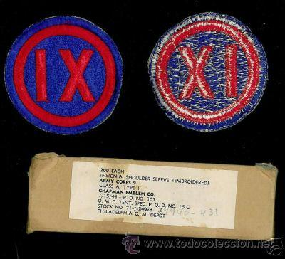 Militaria: WWII 9TH ARMY CORPS - Foto 3