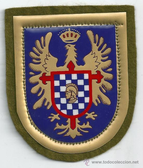 Military Antiques: Espa&ntilde;a.  Insignia de brazo serigrafiada de la Academia de Suboficiales.