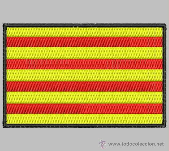 Parche bordado termoadhesivo. bandera cataluña - Vendido en Venta Directa -  32728117