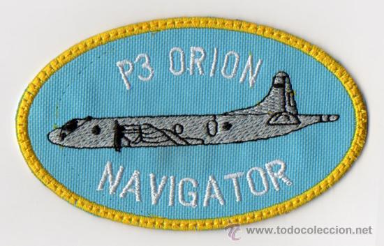 Military Antiques: PARCHE NAVEGADOR DE VUELO P3B ORION USA