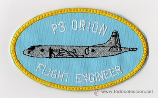 Military Antiques: PARCHE INGENIERO DE VUELO DE VUELO P3B ORION USA