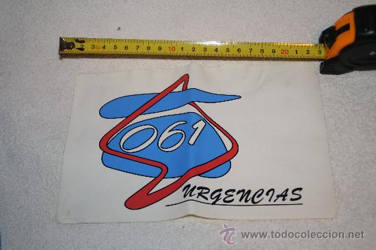 Militaria: PARCHE PARA LA ESPALDA DEL 061 - Foto 1