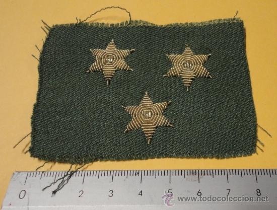 Militaria: Parche con 3 estrellas de la legi&oacute;n - Foto 1