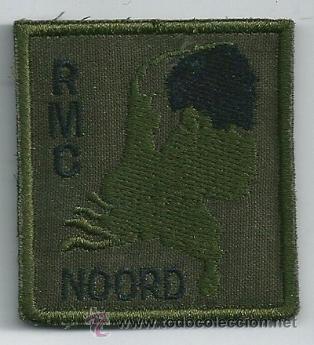 Militaria: Holanda. Insignia de tela del Regionaal Militair Commando RMC Noord.