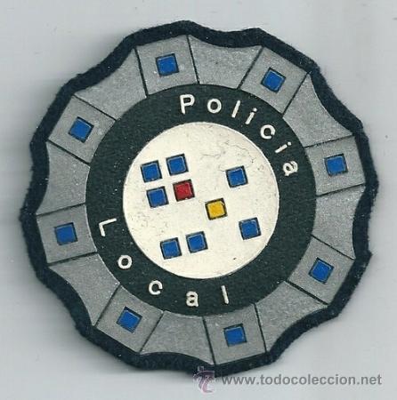 Militaria: Insignia de tela de la Polic&iacute;a Municipal de Catalunya. Gen&eacute;rica.