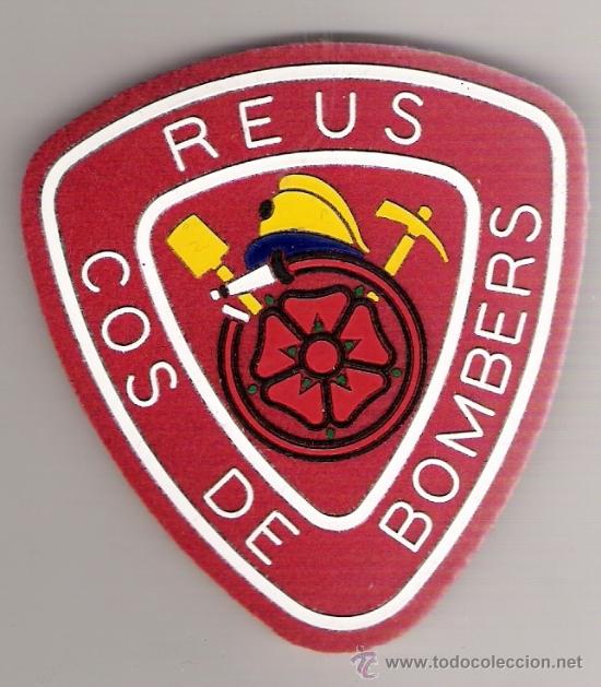 Militaria: PARCHE EMBLEMA COS DE BOMBERS REUS