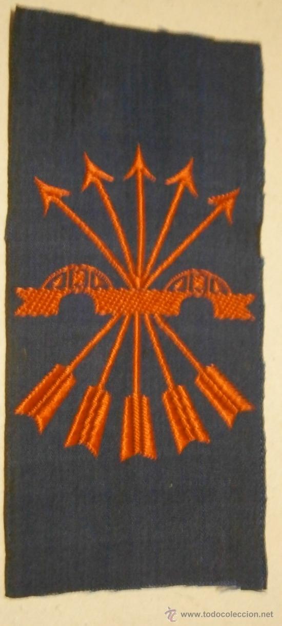 Militaria: Parche de falange, 9 x 4,5 cms - Foto 1