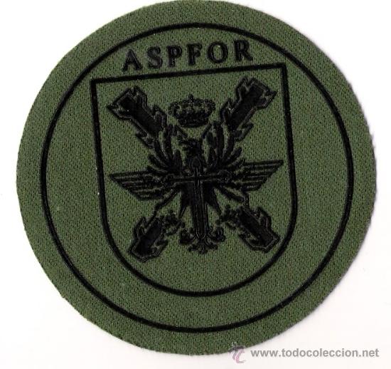 Militaria: PARCHE EMBLEMA ASPFOR VERDE