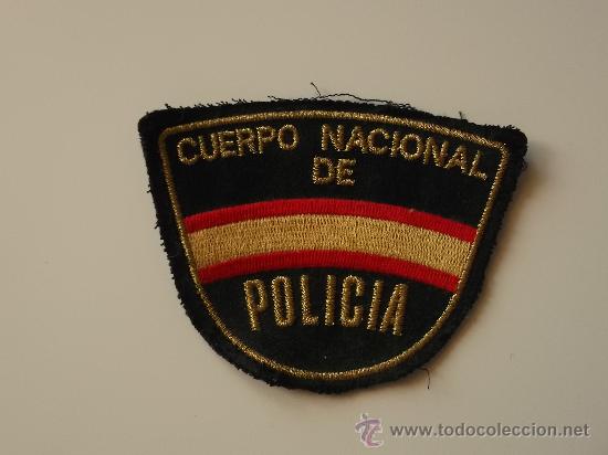 Militaria: PARCHA BRAZO CUERPO NACIONAL DE POLICIA
