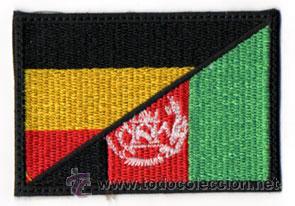Militaria: PARCHE ISAF BANDERA  ALEMANIA AFGHANISTAN