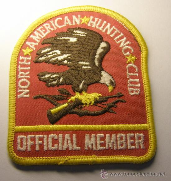 Militaria: Parche norteamericano, NORT AMERICAN HUNTING CLUB..