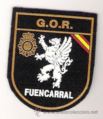 Militaria: PARCHE EMBLEMA PECHO G.O.R. FUENCARRAL POLICIA NACIONAL (TAMA&Ntilde;O PEQUE&Ntilde;O)