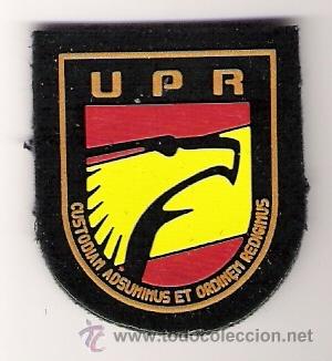 Militaria: PARCHE EMBLEMA PECHO U.P.R. POLICIA NACIONAL (TAMA&Ntilde;O PEQUE&Ntilde;O)