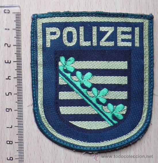 Militaria: ALEMANIA . POLICIA . PARCHE DE TELA