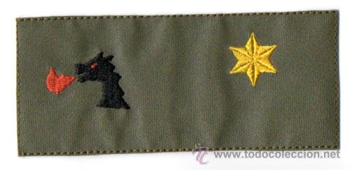 Militaria: TIRA DE PECHO DE LA COMPA&Ntilde;IA DRAGONES DE LA BRILAT