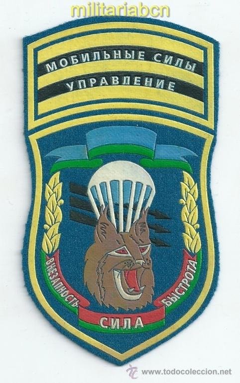 Militaria: Bielorrusia. Insignia de tela. Brigada Aerotransportada.