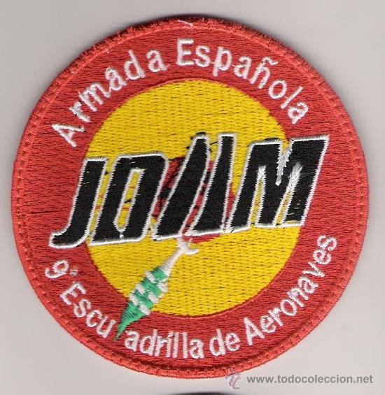 Militaria: PARCHE EMBLEMA 9&ordf; ESCUADRILLA DE AERONAVES ARMADA ESPA&Ntilde;OLA
