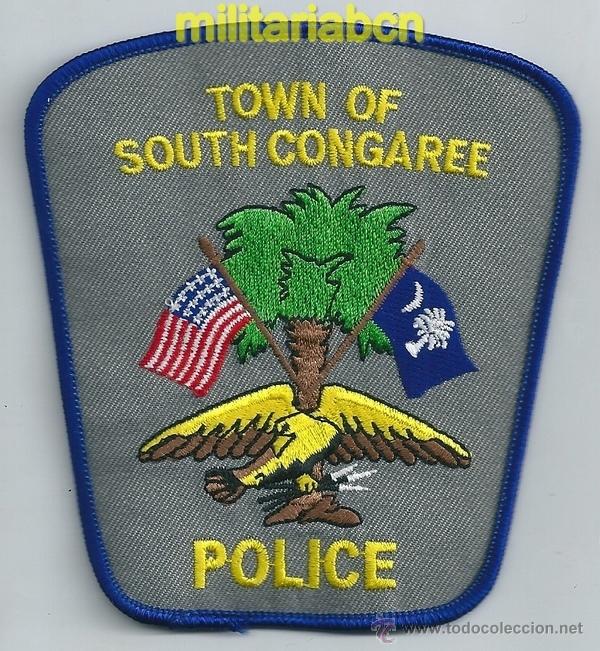 Militaria: Insignia de tela de Polic&iacute;a de los Estados Unidos. Town of South Congaree Police.