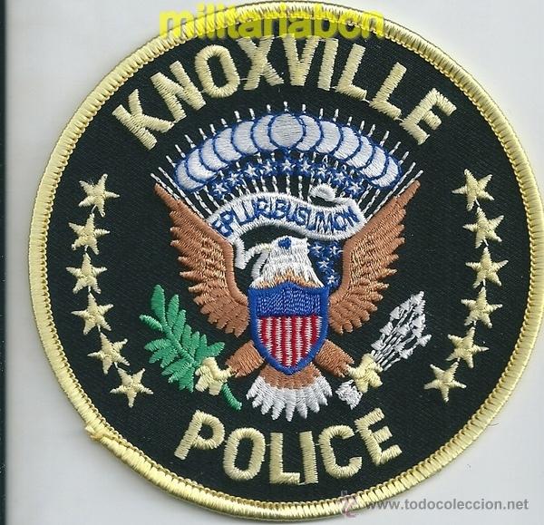 Militaria: Insignia de tela de Polic&iacute;a de los Estados Unidos. Knoxville Police.