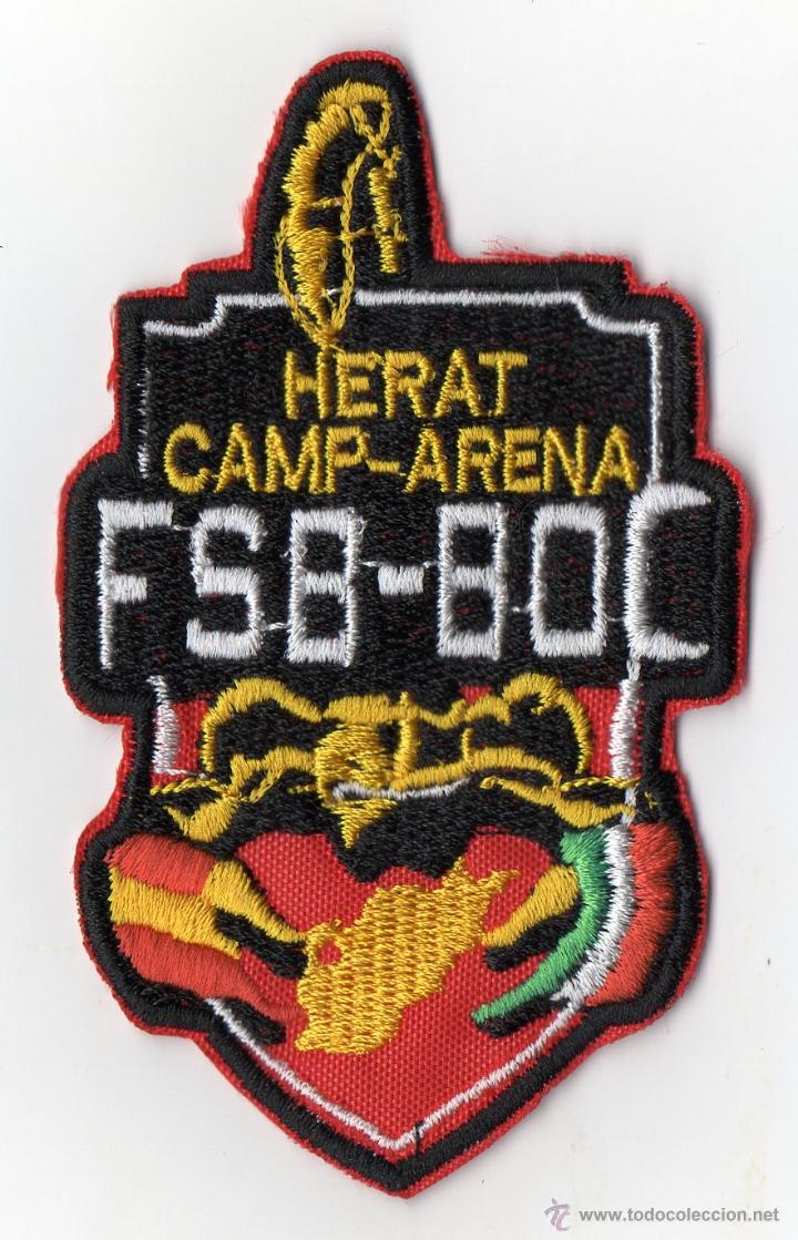Militaria: PARCHE DE LA FSB HERAT EN AFGHANISTAN ITALIA ESPA&Ntilde;A