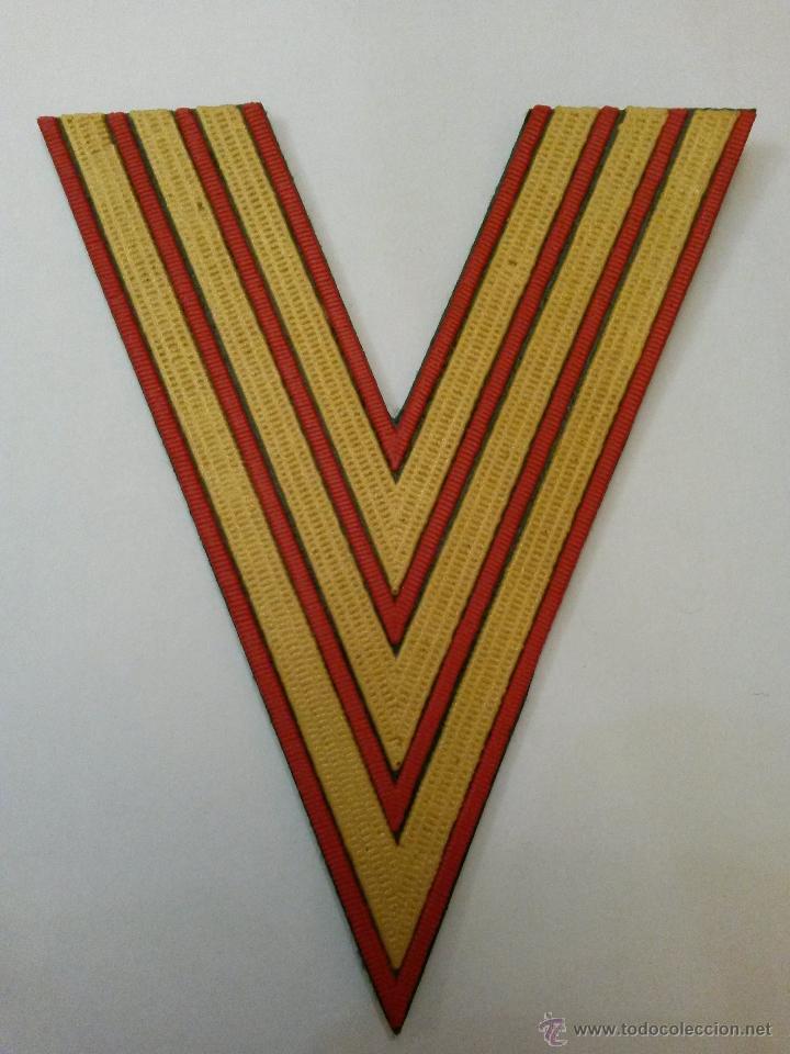 Militaria: Militar,parche, galon de 13 x 10,5 cms