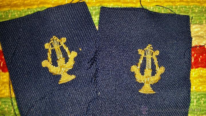 Militaria: BORDADOS DEL CUERPO DE MUSICOS