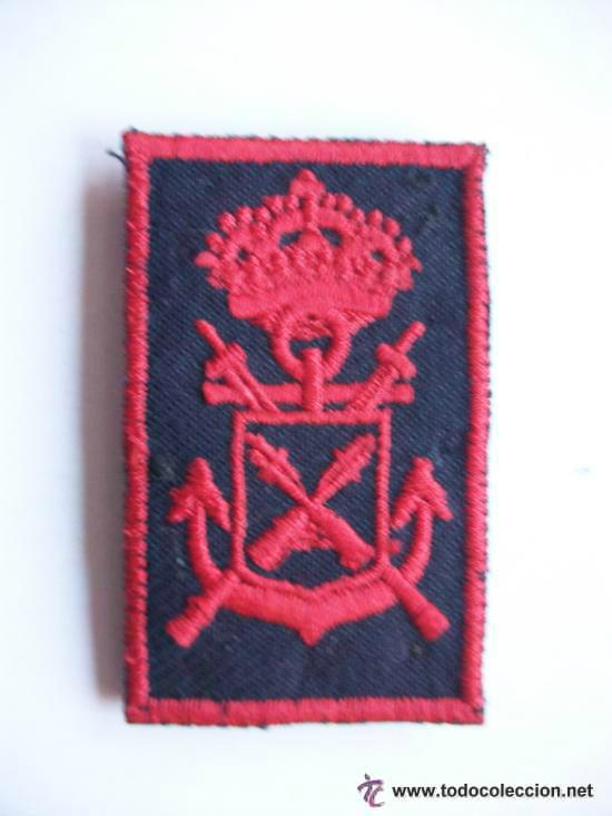 Militaria: PARCHE DE LA INFANTERIA DE MARINA. BORDADO A ESTRENAR.... 3,5 x 4,5 cm