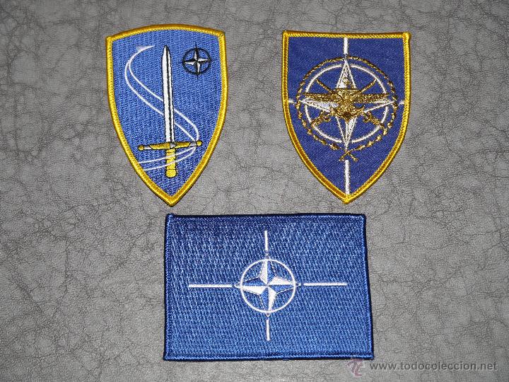Militaria: parches de la otan antiguos - Foto 1