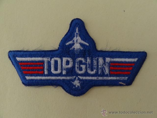 Militaria: TOP GUN PARCHE BORDADO ORIGINAL DE LOS ESTADOS UNIDOS