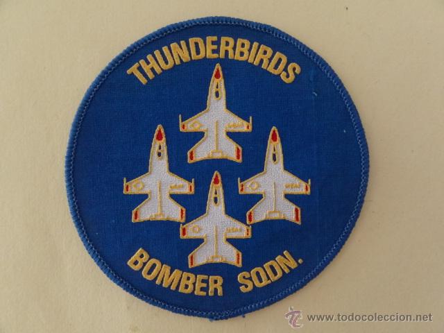 Militaria: THUNDERBIRDS BOMBER SQDN. PARCHE ORIGINAL PROCEDENCIA USA