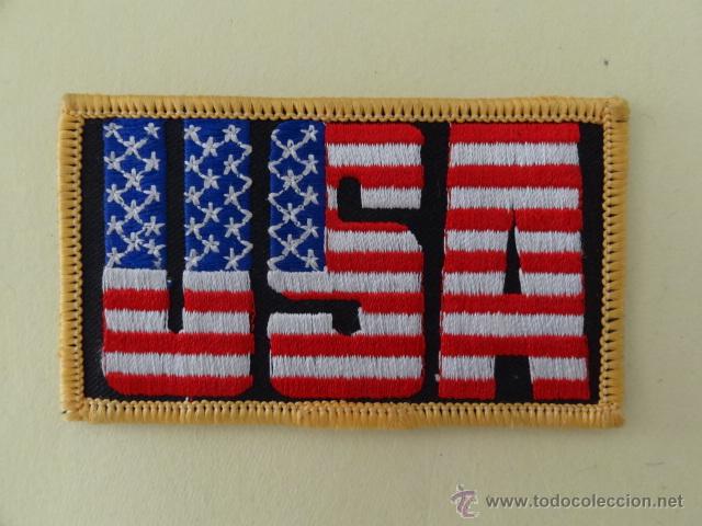 Militaria: USA PARCHE BORDADO PARA CAZADORA - ORIGINAL DE USA