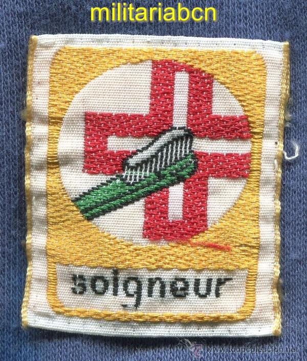 Militaria: Scouts de France. Insignia de tela de los Boy Scouts franceses.